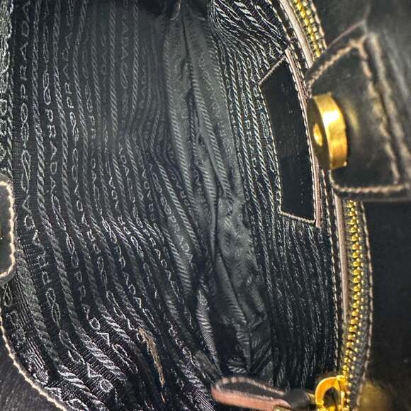 PRADA Brown Leather Shoulder Bag - Picture 7 of 15